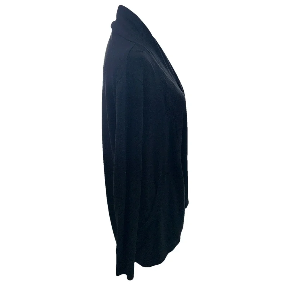 Athleta Cocoon Wrap Cardigan Black Pockets SIZE XSP - Picture 3 of 9